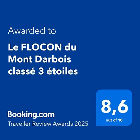 Le Flocon Du Mont Darbois Classé 3 étoiles